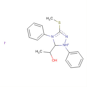 56734-96-4  1H-1,2,4-Triazolium, 5-(1-hydroxyethyl)-3-(methylthio)-1,4-diphenyl-,iodide