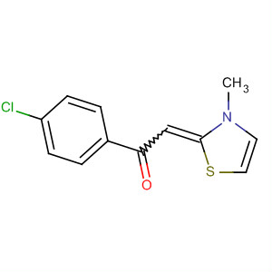 56738-47-7  Ethanone, 1-(4-chlorophenyl)-2-(3-methyl-2(3H)-thiazolylidene)-