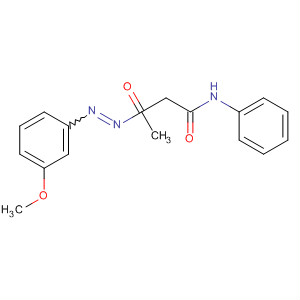 56745-27-8  Butanamide, 3-[(3-methoxyphenyl)azo]-3-oxo-N-phenyl-