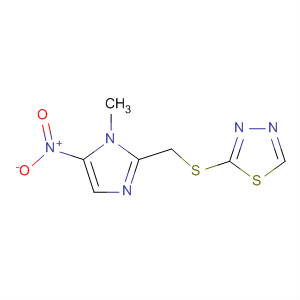 56750-13-1  1,3,4-Thiadiazole, 2-[[(1-methyl-5-nitro-1H-imidazol-2-yl)methyl]thio]-