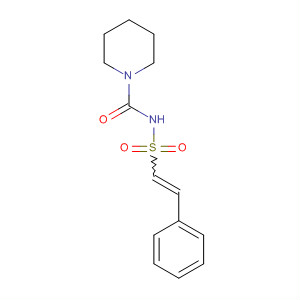 56753-53-8  1-Piperidinecarboxamide, N-[(2-phenylethenyl)sulfonyl]-