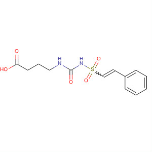 56753-64-1  Butanoic acid, 4-[[[[(2-phenylethenyl)sulfonyl]amino]carbonyl]amino]-