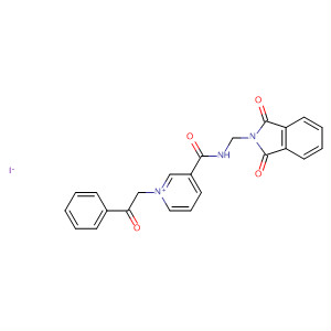 56812-83-0  Pyridinium,3-[[[(1,3-dihydro-1,3-dioxo-2H-isoindol-2-yl)methyl]amino]carbonyl]-1-(2-oxo-2-phenylethyl)-, iodide