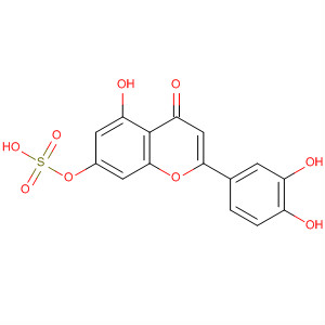 56857-57-9  4H-1-Benzopyran-4-one,2-(3,4-dihydroxyphenyl)-5-hydroxy-7-(sulfooxy)- 56857-57-9  4H-1-Benzopyran-4-one,2-(3,4-dihydroxyphenyl)-5-hydroxy-7-(sulfooxy)-