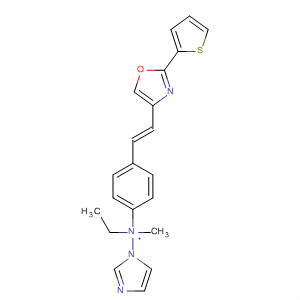 568593-72-6  1H-Imidazole-1-ethanamine,N-methyl-N-[4-[(1E)-2-[2-(2-thienyl)-4-oxazolyl]ethenyl]phenyl]-