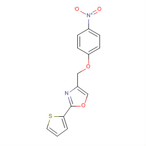 568594-00-3  Oxazole, 4-[(4-nitrophenoxy)methyl]-2-(2-thienyl)-
