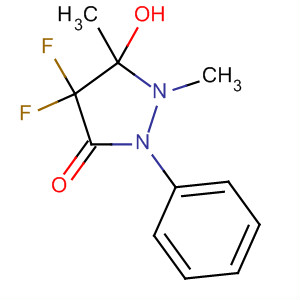 56875-00-4  3-Pyrazolidinone, 4,4-difluoro-5-hydroxy-1,5-dimethyl-2-phenyl-