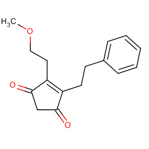 56886-87-4  4-Cyclopentene-1,3-dione, 4-(2-methoxyethyl)-5-(2-phenylethyl)- 56886-87-4  4-Cyclopentene-1,3-dione, 4-(2-methoxyethyl)-5-(2-phenylethyl)-