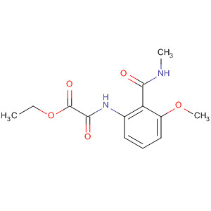 56934-62-4  Acetic acid, [[3-methoxy-2-[(methylamino)carbonyl]phenyl]amino]oxo-,ethyl ester