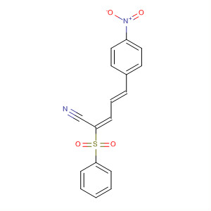 569343-78-8  2,4-Pentadienenitrile, 5-(4-nitrophenyl)-2-(phenylsulfonyl)-, (2E,4E)-