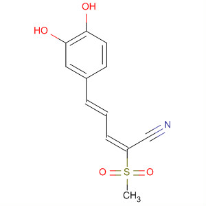 569343-91-5  2,4-Pentadienenitrile, 5-(3,4-dihydroxyphenyl)-2-(methylsulfonyl)-,(2E,4E)-