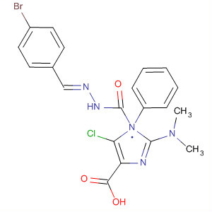569371-32-0  1H-Imidazole-4-carboxylic acid, 5-chloro-2-(dimethylamino)-1-phenyl-,(2E)-[(4-bromophenyl)methylene]hydrazide