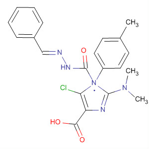 569371-33-1  1H-Imidazole-4-carboxylic acid,5-chloro-2-(dimethylamino)-1-(4-methylphenyl)-,(2E)-(phenylmethylene)hydrazide