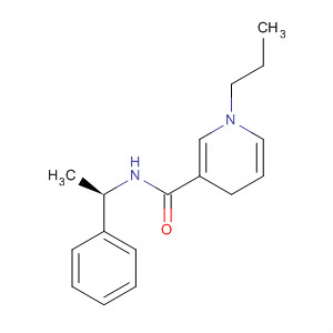 56986-70-0  3-Pyridinecarboxamide, 1,4-dihydro-N-(1-phenylethyl)-1-propyl-, (R)-
