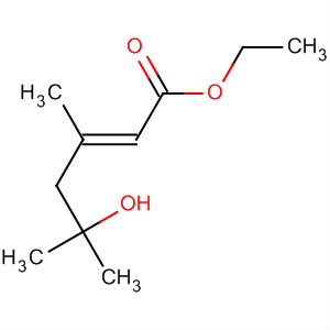 57003-45-9  2-Hexenoic acid, 5-hydroxy-3,5-dimethyl-, ethyl ester, (E)-