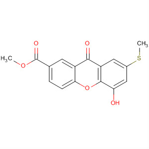 57011-58-2  9H-Xanthene-2-carboxylic acid, 5-hydroxy-7-(methylthio)-9-oxo-, methylester
