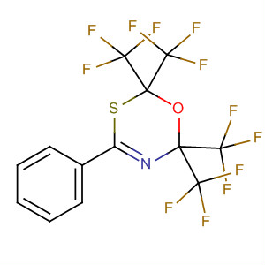 57014-91-2  6H-1,3,5-Oxathiazine, 4-phenyl-2,2,6,6-tetrakis(trifluoromethyl)-
