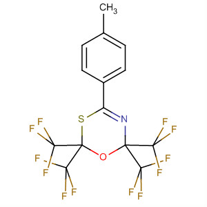 57014-92-3  6H-1,3,5-Oxathiazine,4-(4-methylphenyl)-2,2,6,6-tetrakis(trifluoromethyl)-