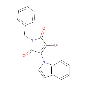 570431-83-3  1H-Pyrrole-2,5-dione, 3-bromo-4-(1H-indol-1-yl)-1-(phenylmethyl)-