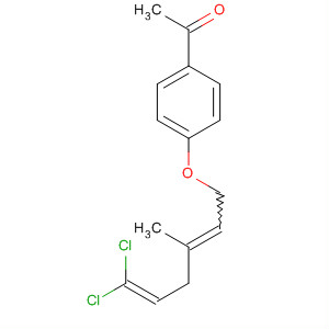 57053-95-9  Ethanone, 1-[4-[(6,6-dichloro-3-methyl-2,5-hexadienyl)oxy]phenyl]-