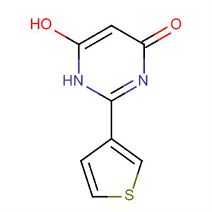 57059-12-8  4(1H)-Pyrimidinone, 6-hydroxy-2-(3-thienyl)- 57059-12-8  4(1H)-Pyrimidinone, 6-hydroxy-2-(3-thienyl)-
