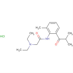 57065-30-2  Acetamide,2-(diethylamino)-N-[2-methyl-6-(2-methyl-1-oxopropyl)phenyl]-,monohydrochloride