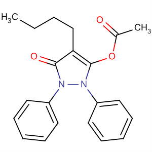 57091-22-2  3H-Pyrazol-3-one, 5-(acetyloxy)-4-butyl-1,2-dihydro-1,2-diphenyl-