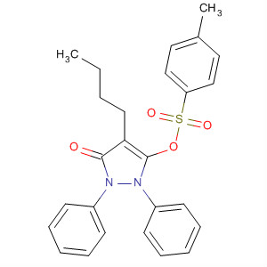 57091-24-4  3H-Pyrazol-3-one,4-butyl-1,2-dihydro-5-[[(4-methylphenyl)sulfonyl]oxy]-1,2-diphenyl-