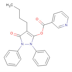 57091-25-5  3-Pyridinecarboxylic acid,4-butyl-2,5-dihydro-5-oxo-1,2-diphenyl-1H-pyrazol-3-yl ester