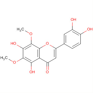 57093-50-2  4H-1-Benzopyran-4-one,2-(3,4-dihydroxyphenyl)-5,7-dihydroxy-6,8-dimethoxy- 57093-50-2  4H-1-Benzopyran-4-one,2-(3,4-dihydroxyphenyl)-5,7-dihydroxy-6,8-dimethoxy-