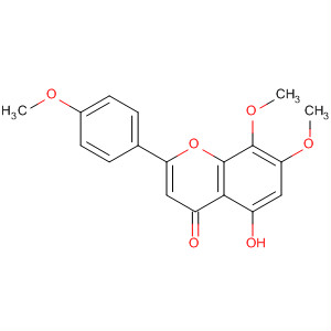 57096-03-4  4H-1-Benzopyran-4-one,5-hydroxy-7,8-dimethoxy-2-(4-methoxyphenyl)-