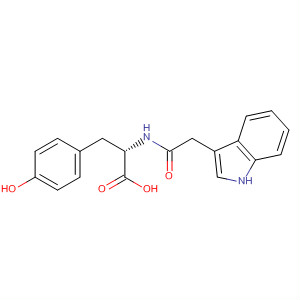 57105-52-9  L-Tyrosine, N-(1H-indol-3-ylacetyl)-