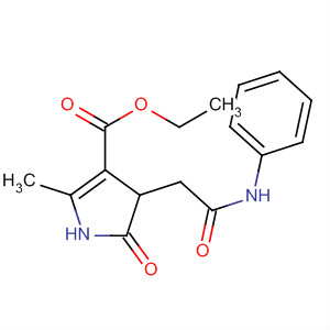 57117-57-4  1H-Pyrrole-3-carboxylic acid,4,5-dihydro-2-methyl-5-oxo-4-[2-oxo-2-(phenylamino)ethyl]-, ethyl ester