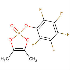 57204-50-9  1,3,2-Dioxaphosphole, 4,5-dimethyl-2-(pentafluorophenoxy)-, 2-oxide