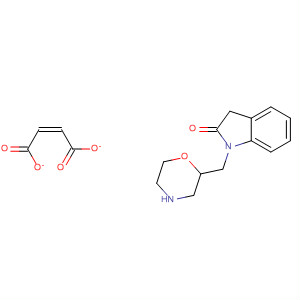 57245-50-8  2H-Indol-2-one, 1,3-dihydro-1-(2-morpholinylmethyl)-,(2Z)-2-butenedioate (1:1)