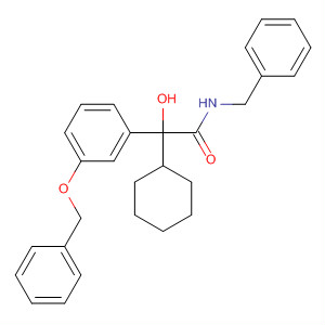 57290-90-1  Cyclohexaneacetamide,2-hydroxy-1-[3-(phenylmethoxy)phenyl]-N-(phenylmethyl)-