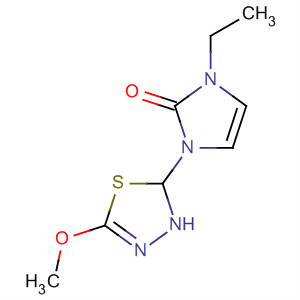 57342-87-7  2H-Imidazol-2-one,3-ethyl-1,3-dihydro-1-(5-methoxy-1,3,4-thiadiazol-2-yl)-