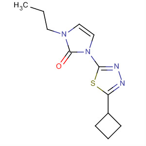 57342-91-3  2H-Imidazol-2-one,1-(5-cyclobutyl-1,3,4-thiadiazol-2-yl)-1,3-dihydro-3-propyl-