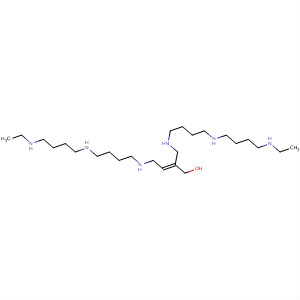 573670-39-0  2-Buten-1-ol,4-[[4-[[4-(ethylamino)butyl]amino]butyl]amino]-2-[[[4-[[4-(ethylamino)butyl]amino]butyl]amino]methyl]-, (2E)-