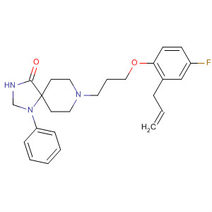 57382-02-2  1,3,8-Triazaspiro[4.5]decan-4-one,8-[3-[4-fluoro-2-(2-propenyl)phenoxy]propyl]-1-phenyl-