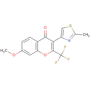 57390-84-8  4H-1-Benzopyran-4-one,7-methoxy-3-(2-methyl-4-thiazolyl)-2-(trifluoromethyl)- 57390-84-8  4H-1-Benzopyran-4-one,7-methoxy-3-(2-methyl-4-thiazolyl)-2-(trifluoromethyl)-
