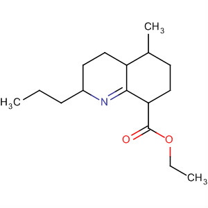 57430-69-0  8-Quinolinecarboxylic acid,2,3,4,4a,5,6,7,8-octahydro-5-methyl-2-propyl-, ethyl ester