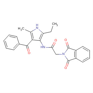 57435-96-8  2H-Isoindole-2-acetamide,N-(4-benzoyl-2-ethyl-5-methyl-1H-pyrrol-3-yl)-1,3-dihydro-1,3-dioxo-