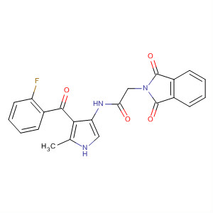 57435-99-1  2H-Isoindole-2-acetamide,N-[4-(2-fluorobenzoyl)-5-methyl-1H-pyrrol-3-yl]-1,3-dihydro-1,3-dioxo-