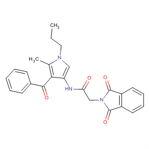 57436-02-9  2H-Isoindole-2-acetamide,N-(4-benzoyl-5-methyl-1-propyl-1H-pyrrol-3-yl)-1,3-dihydro-1,3-dioxo-