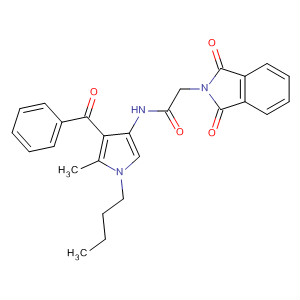 57436-03-0  2H-Isoindole-2-acetamide,N-(4-benzoyl-1-butyl-5-methyl-1H-pyrrol-3-yl)-1,3-dihydro-1,3-dioxo-