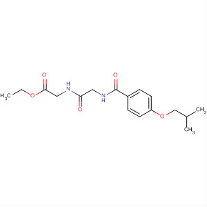 57463-76-0  Glycine, N-[N-[4-(2-methylpropoxy)benzoyl]glycyl]-, ethyl ester