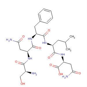 574750-10-0  L-Asparagine, L-seryl-L-asparaginyl-L-phenylalanyl-L-leucyl-