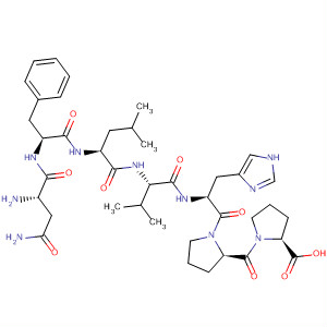 574750-12-2  L-Proline, L-asparaginyl-L-phenylalanyl-L-leucyl-L-valyl-L-histidyl-L-prolyl-