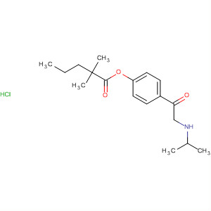 57540-39-3  Pentanoic acid, 2,2-dimethyl-,4-[[(1-methylethyl)amino]acetyl]-1,2-phenylene ester, hydrochloride